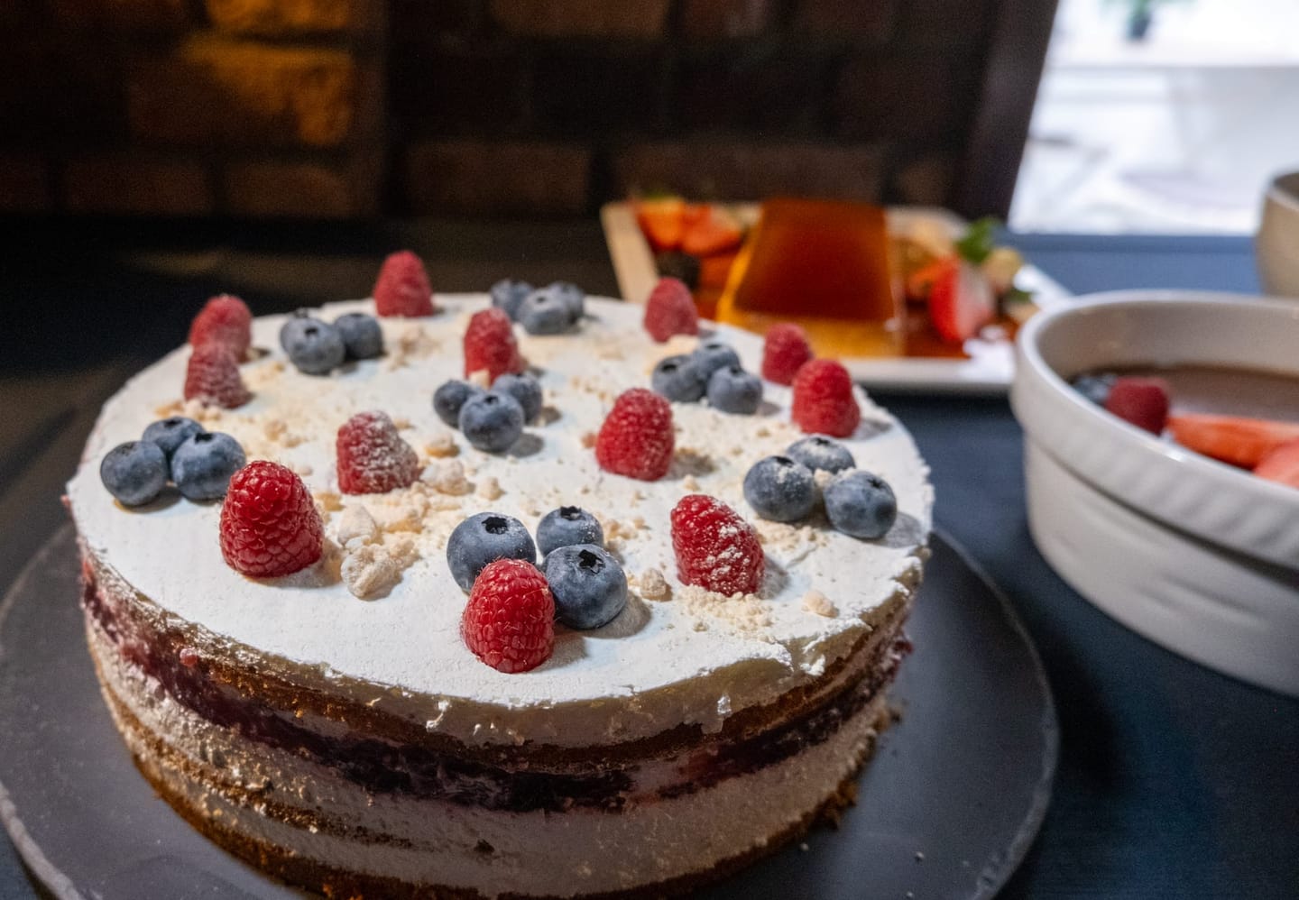 Dessertbord, Fredagsbuffet hos Pavarotti i Drammen